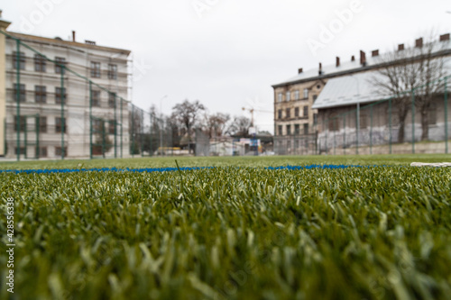 Futsal, football, soccer. Sports flooring