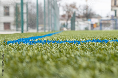 Futsal, football, soccer. Sports flooring