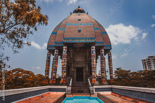 Valluvar Kottam is a monument in Chennai, dedicated to the classical Tamil poet-philosopher Valluvar. Located in Chennai, South India photo