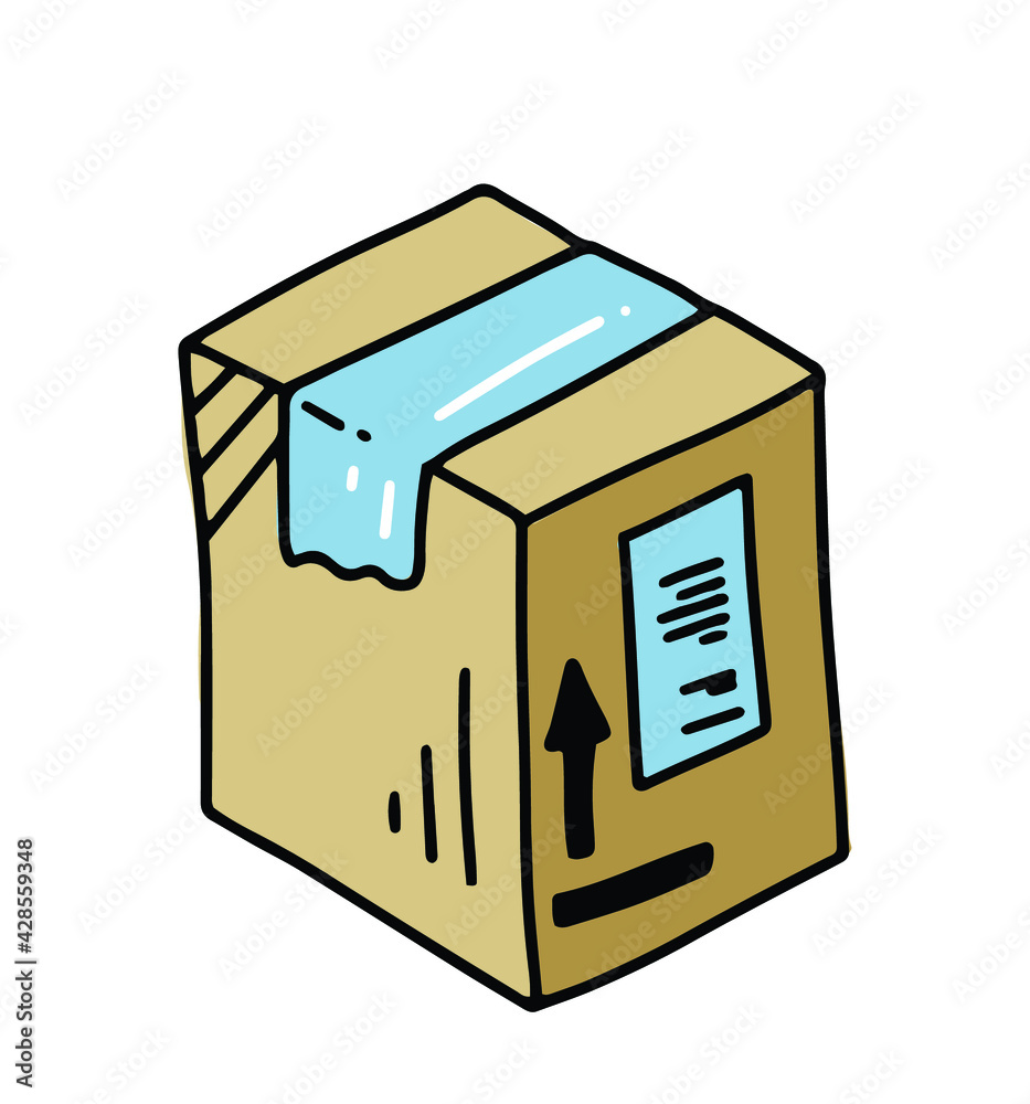 colorful Doodle Delivery set. Outline logistics collection. Hand drawn transportation elements. Doodle box and package. Vector illustration. colorful Doodle Delivery set. Outline logistics collection. Hand drawn transportation elements. Doodle box and package. Vector illustration.