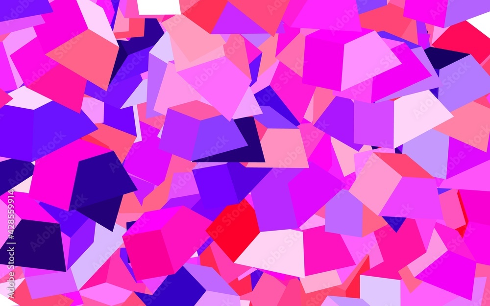 Light Purple, Pink vector texture with abstract forms. Light Purple, Pink vector texture with abstract forms.