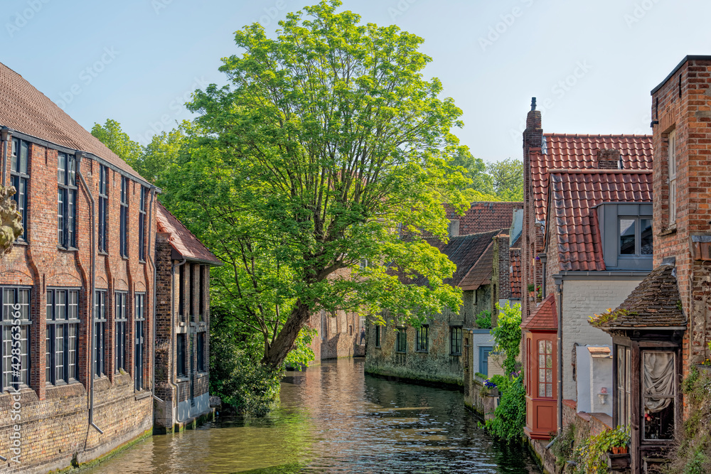 Kanal Brügge Belgien historisch