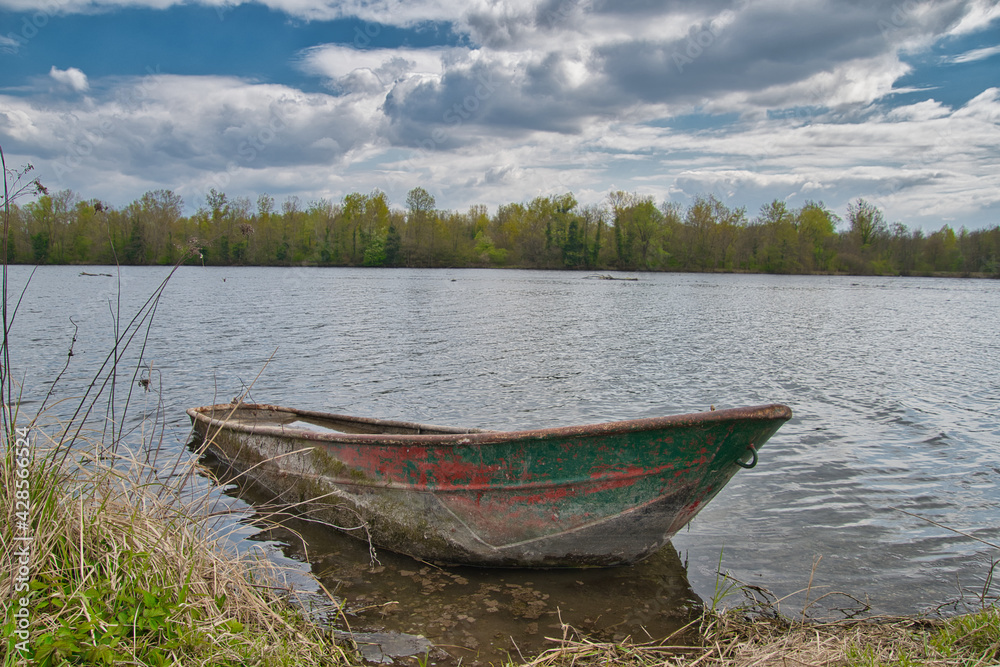 Rhein bei Plobsheim im Elsass