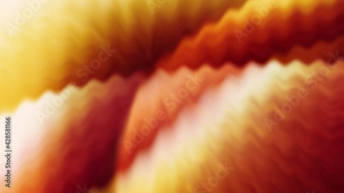 Wallpaper Mural Bright, orange undulation in smooth movement Torontodigital.ca