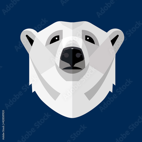 polar bear portrait