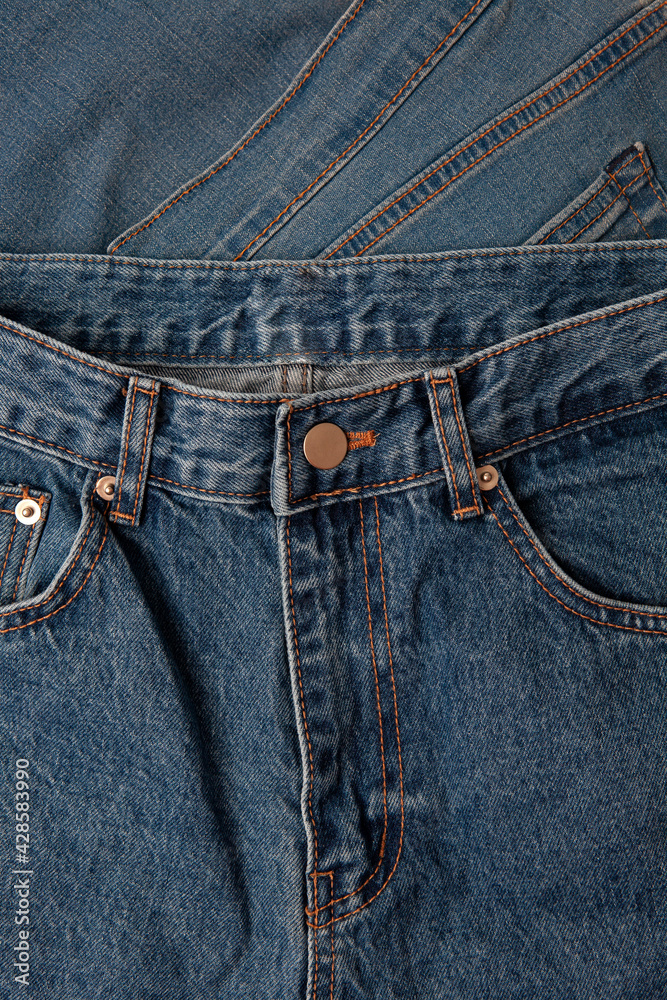 blue Jeans background, denim pattern, jean textured
