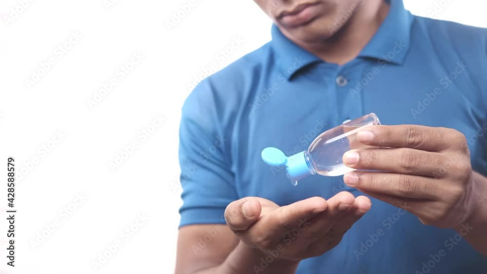 Using sanitizer liquid for preventing corona virus Using sanitizer liquid for preventing corona virus