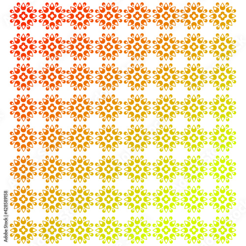 mandala floral texture modern background design vector template