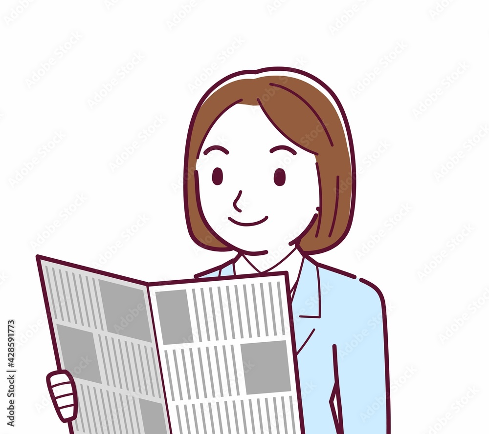 Young woman in a light blue suit Young woman in a light blue suit