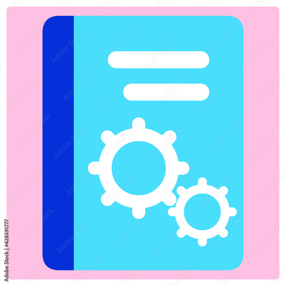 Vector illustration for Manual Icon EPS10