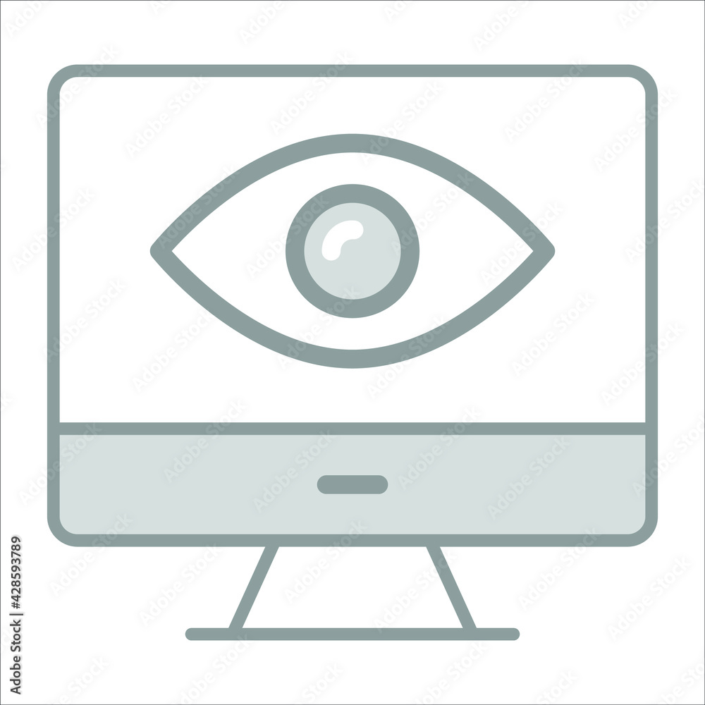 display vision icon modern illustration display vision icon modern illustration
