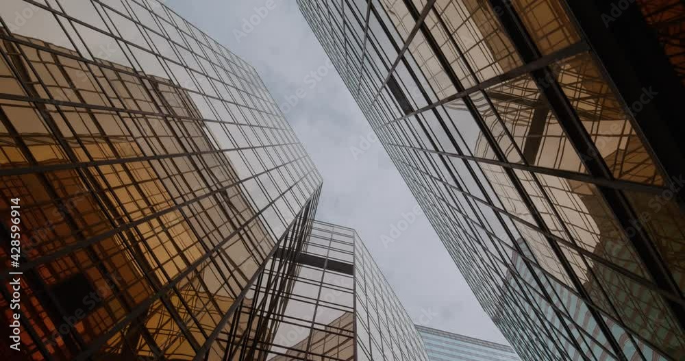 Low angle of the business office