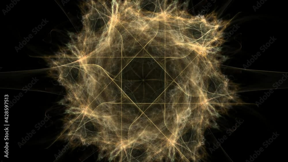 Abstract design made of sacred symbols signs geometry and designs on the subject of astrology alchemy magic