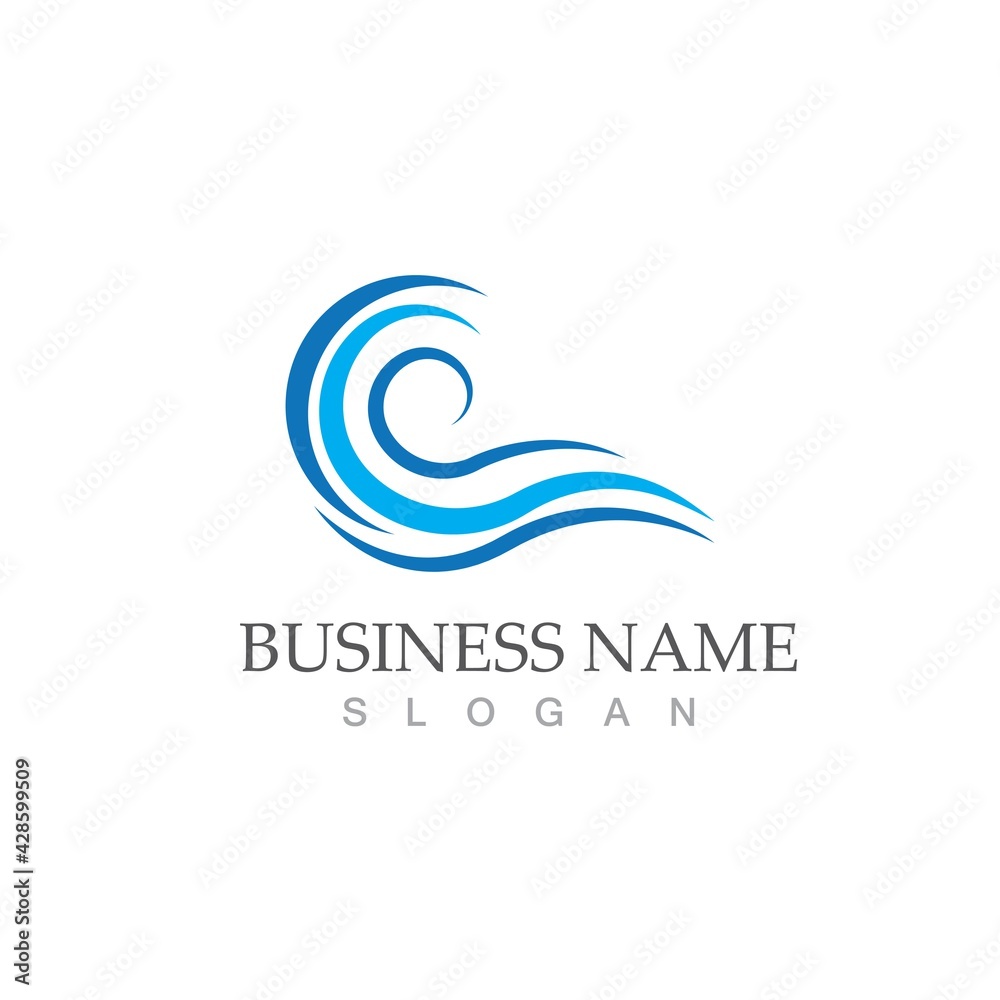water wave icon vector illustration design water wave icon vector illustration design