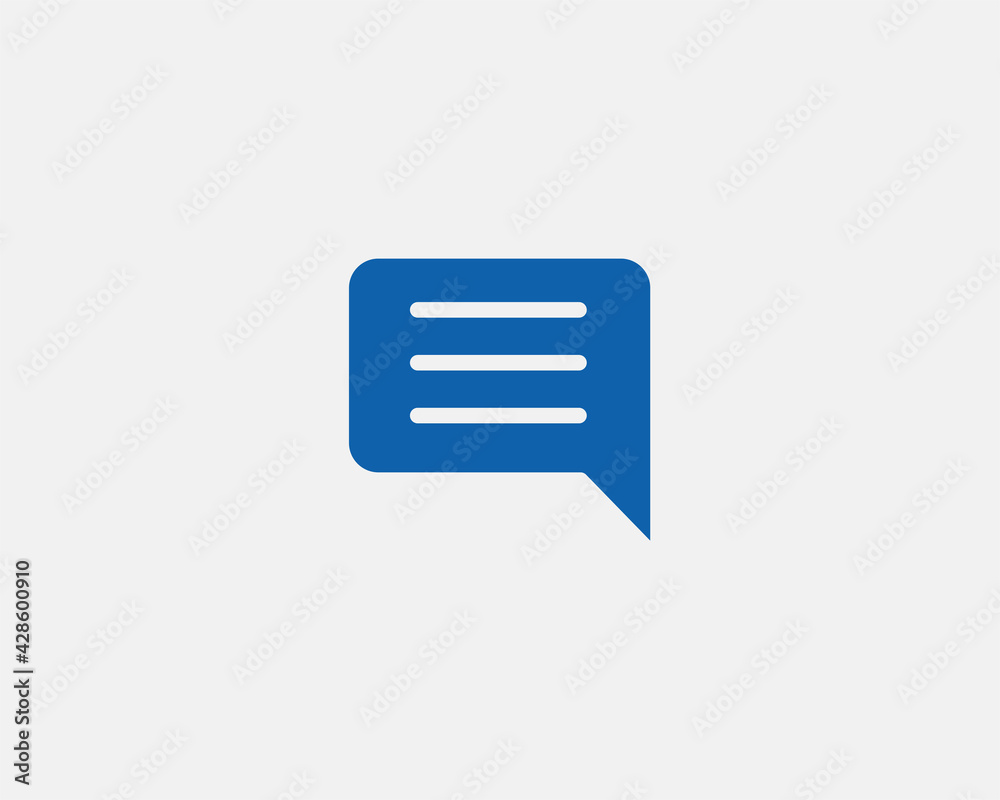 Chat icon vector design element. Talk bubble speech sign. Dialogue balloon. Chat icon vector design element. Talk bubble speech sign. Dialogue balloon.