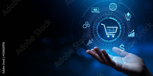 E-commerce Online shopping Business internet technology concept photo