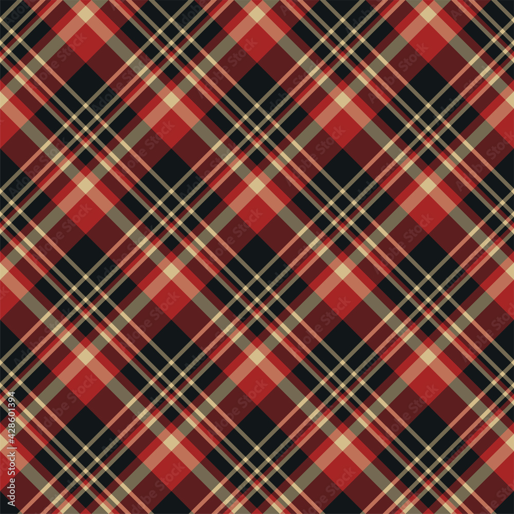 Plaid seamless pattern. Vector background of textile ornament. Flat fabric design. Plaid seamless pattern. Vector background of textile ornament. Flat fabric design.