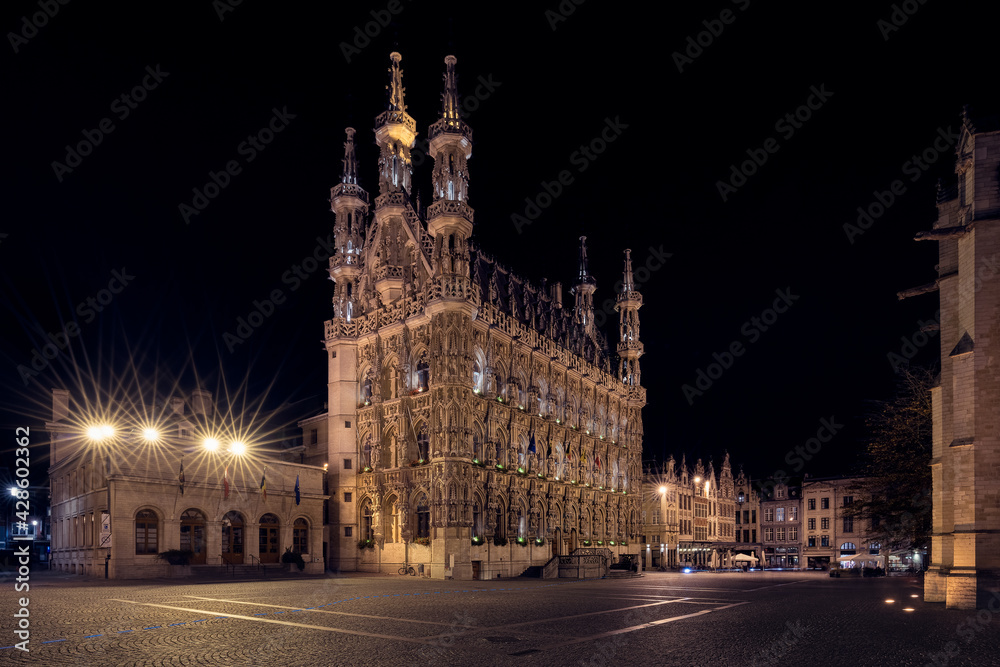 The City Hall of Leuven, Belgium