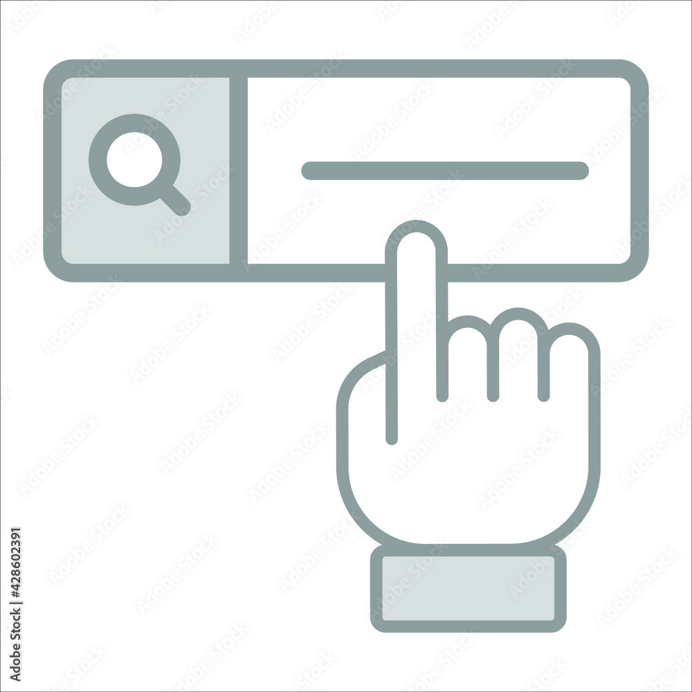 search bar icon modern illustration search bar icon modern illustration