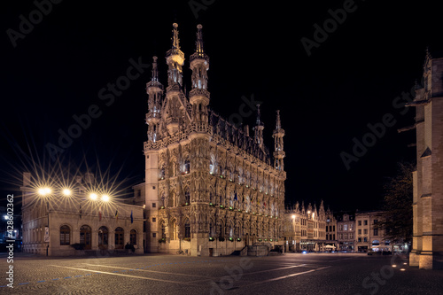 The City Hall of Leuven, Belgium