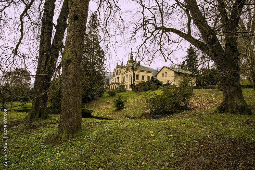 Naklejka premium Beautiful Březno chateau in the Ústí nad Labem region