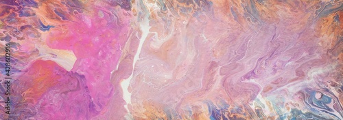 Wallpaper Mural Hand painted background.  Mixed acrylic paints. Liquid marble texture. Torontodigital.ca