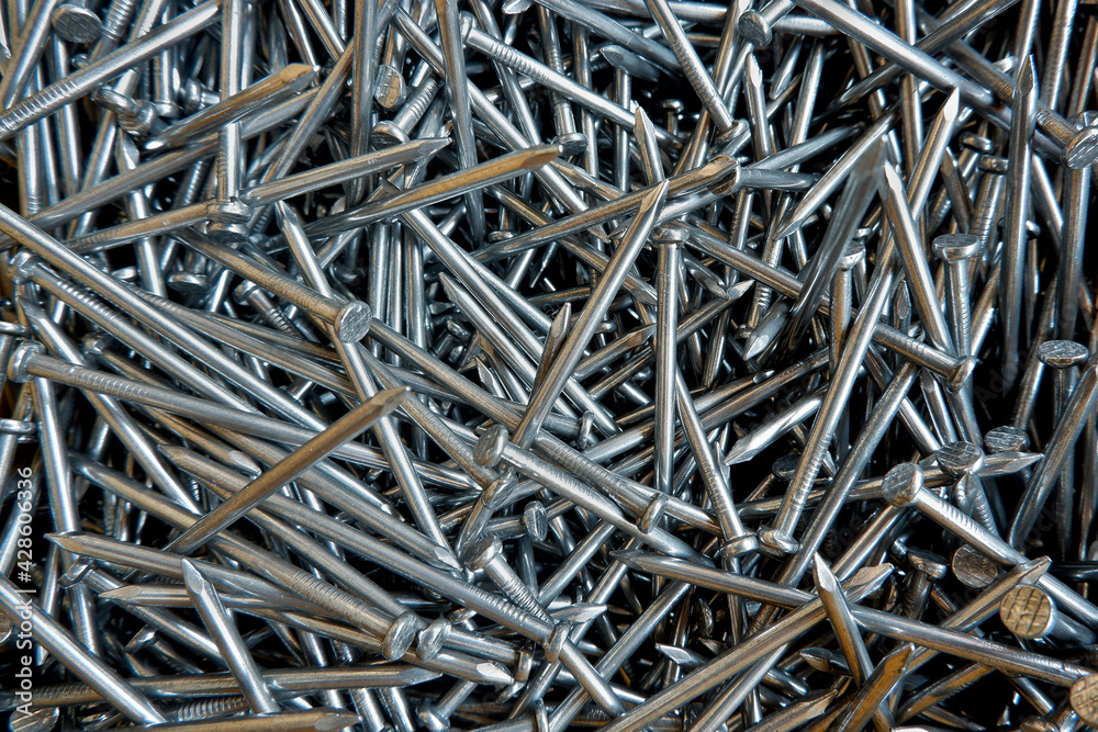 Pointed metal with flat rounded head for fastening other objects tightly. There are different types used by the type of work, so called nails. Pointed metal with flat rounded head for fastening other objects tightly. There are different types used by the type of work, so called nails.