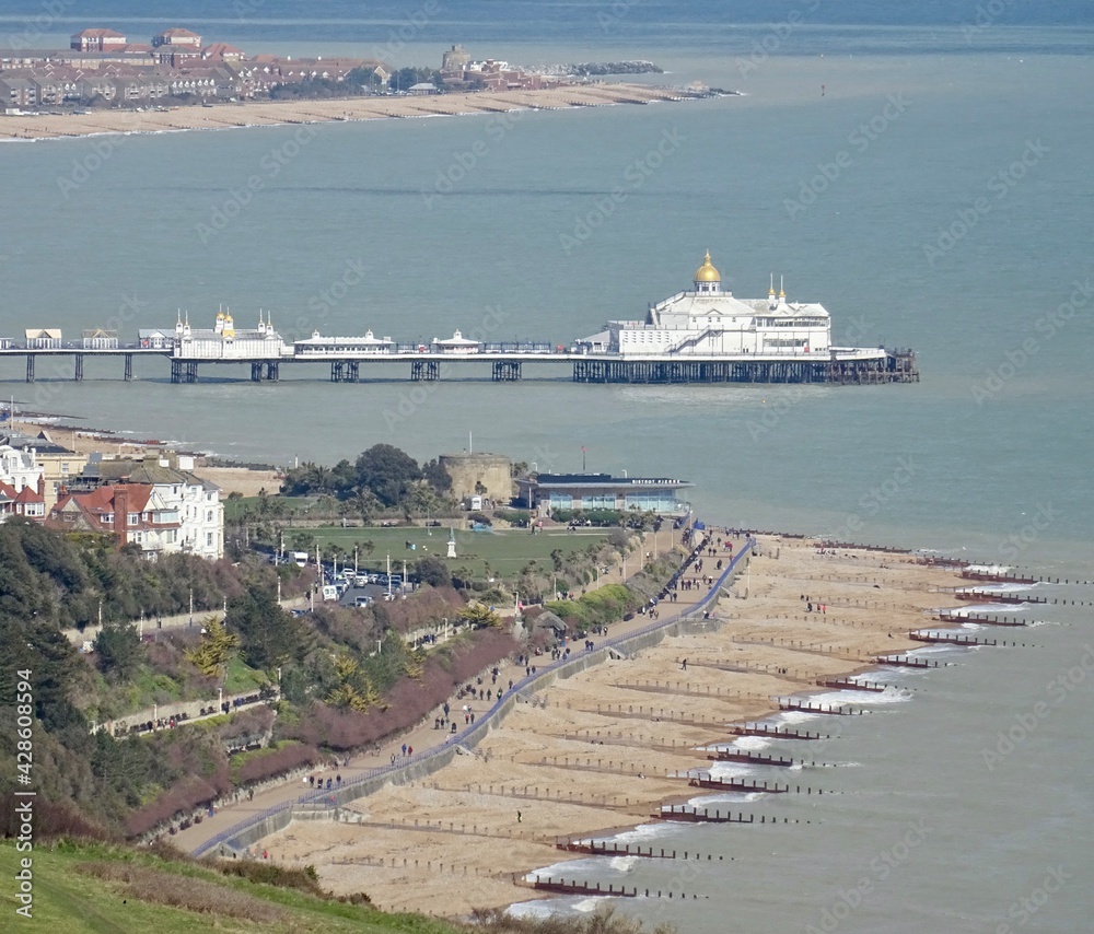 Eastbourne pier and promenade