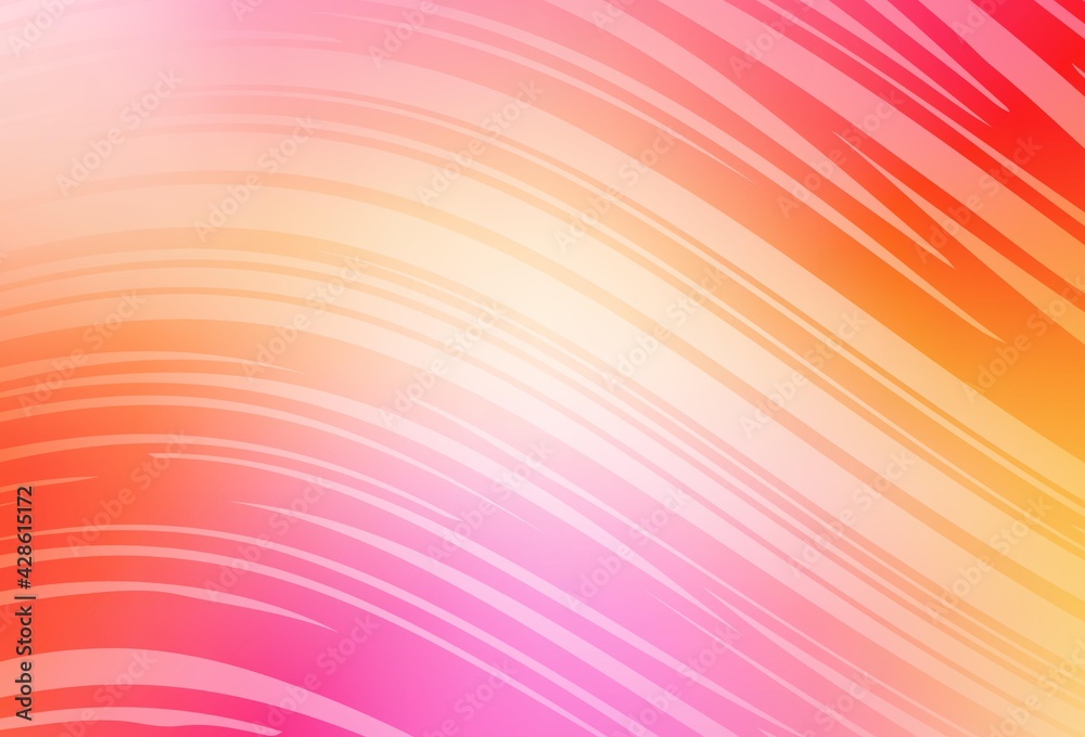 Obraz premium Light Pink, Yellow vector blurred pattern.