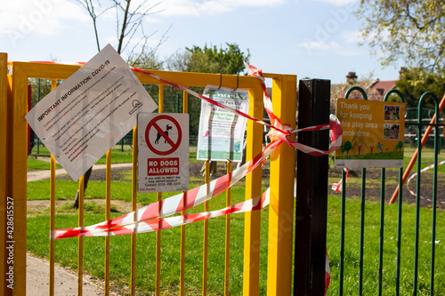 Closed playground