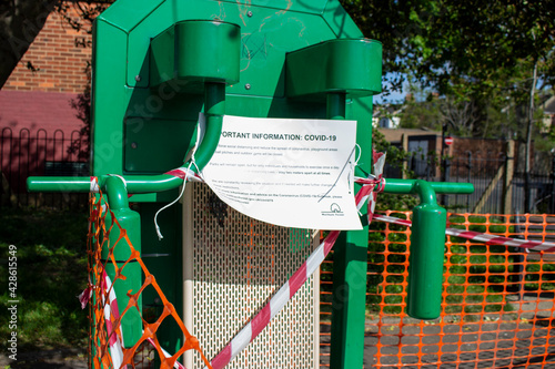Closed playground