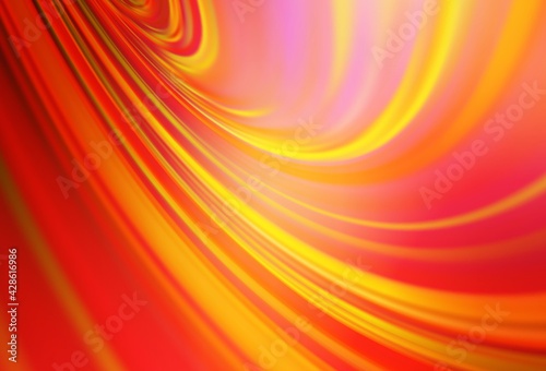 Light Red, Yellow vector abstract bright template.