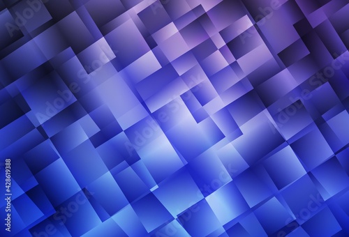 Light Purple vector template with rhombus.