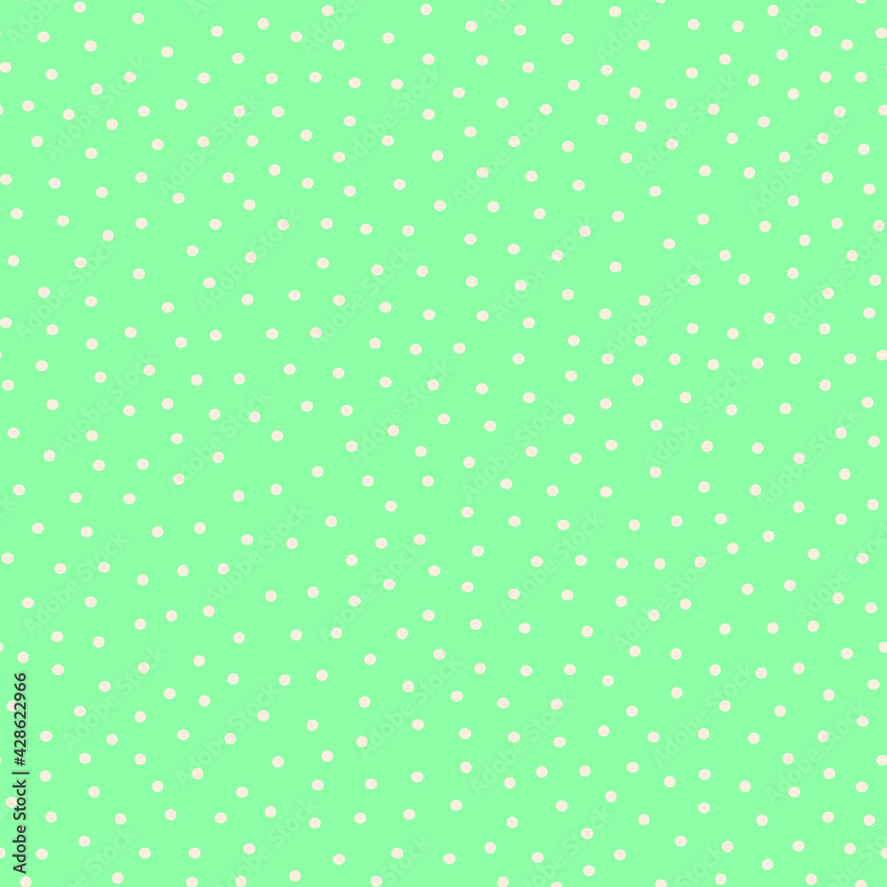 Oval spots. Polka dot fabric. An infinite number of pink pasteldots. Seamless blue pattern for textiles, paper, packaging, curtains, pillows, bedspreads, bed linen. Actual colors. Vector graphics.