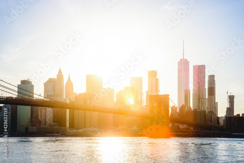 Brooklyn Bridge und Blick a...