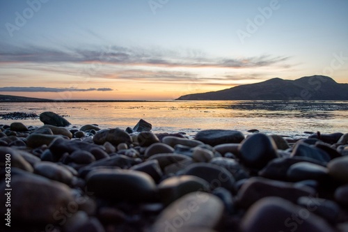 sunset on the beach Scotland landscapes © Ben