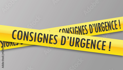 Logo consignes d'urgence.