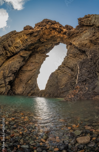 arch in the sea