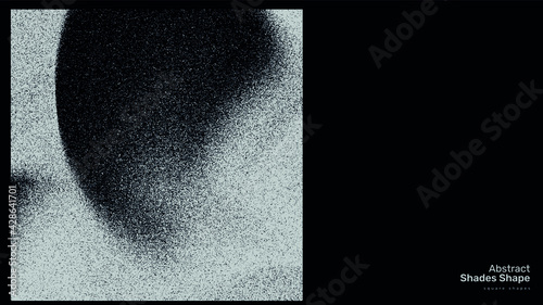 Abstract Shades Square shape volume, Vector EPS