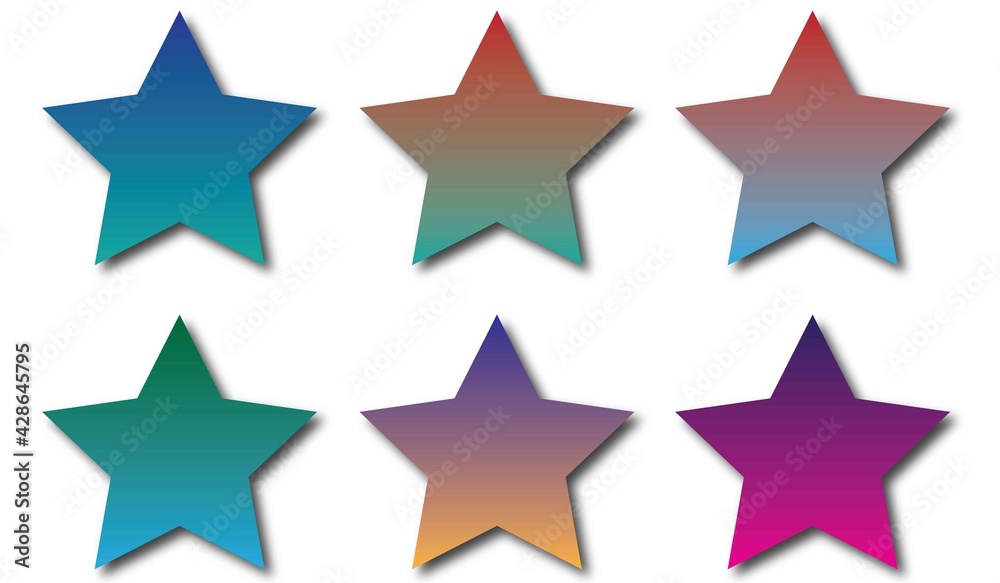 Many-coloured stars
Many-coloured stars