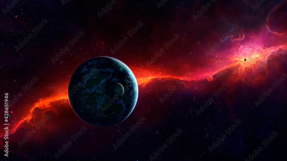 Obraz premium Wanderful space