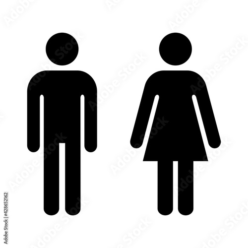 ikona mężczyzny i kobiety