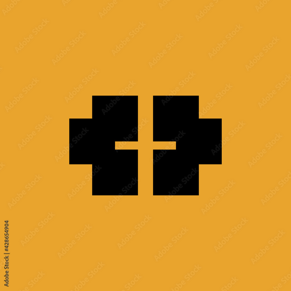 Big Black Blocks logo icon. New modern art illustration. Great Simple Product cover card design. Big Black Blocks logo icon. New modern art illustration. Great Simple Product cover card design.
