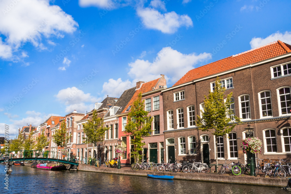 Dutch historical architecture in Leiden