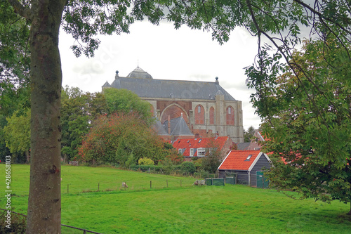 Kirche in Veere, Zeeland, Niederlande