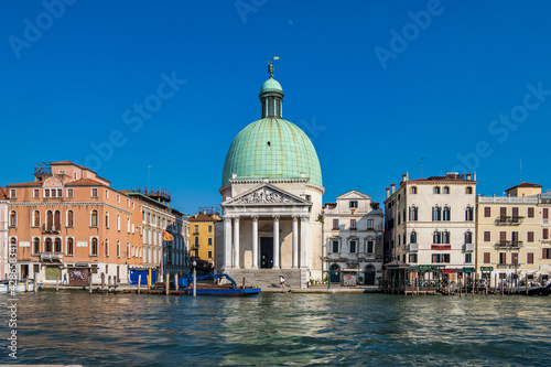 San Simeone Piccolo church on the Grand Canal in Venice, Italy