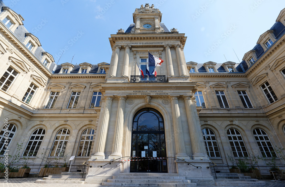 Town Hall of the Third district of Paris is a city or town hall that was built from 1864 until 1867.