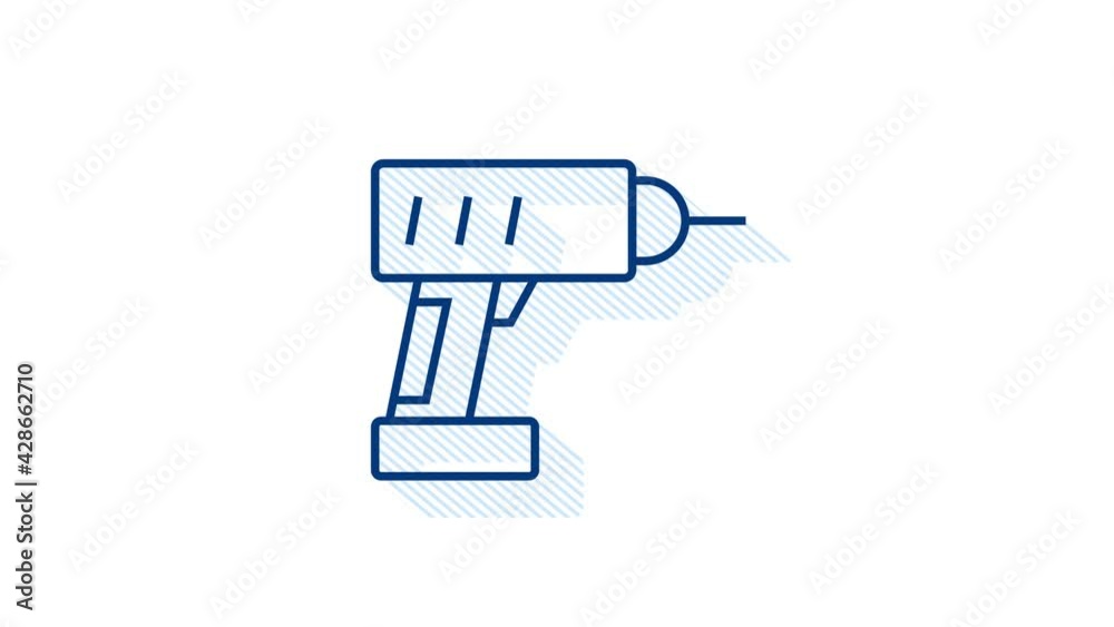 Outline web icons set. Construction and home repair tools, building. Work safety. Motion graphics. Outline web icons set. Construction and home repair tools, building. Work safety. Motion graphics.