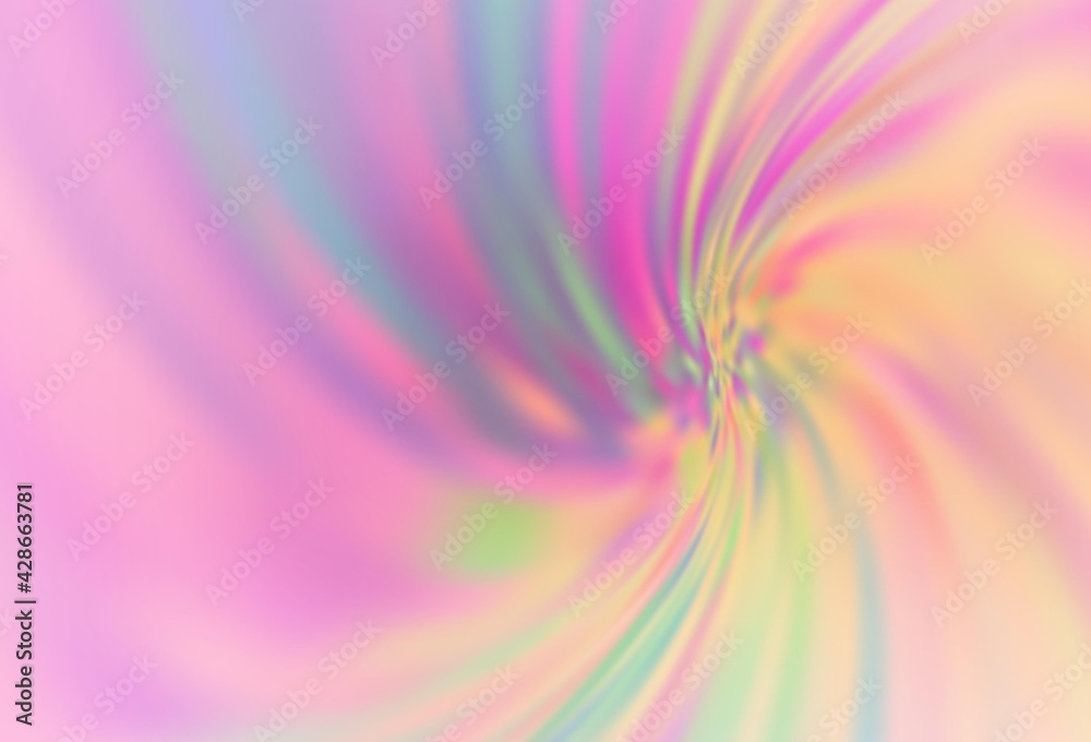 Obraz premium Light Pink, Green vector blurred bright texture.