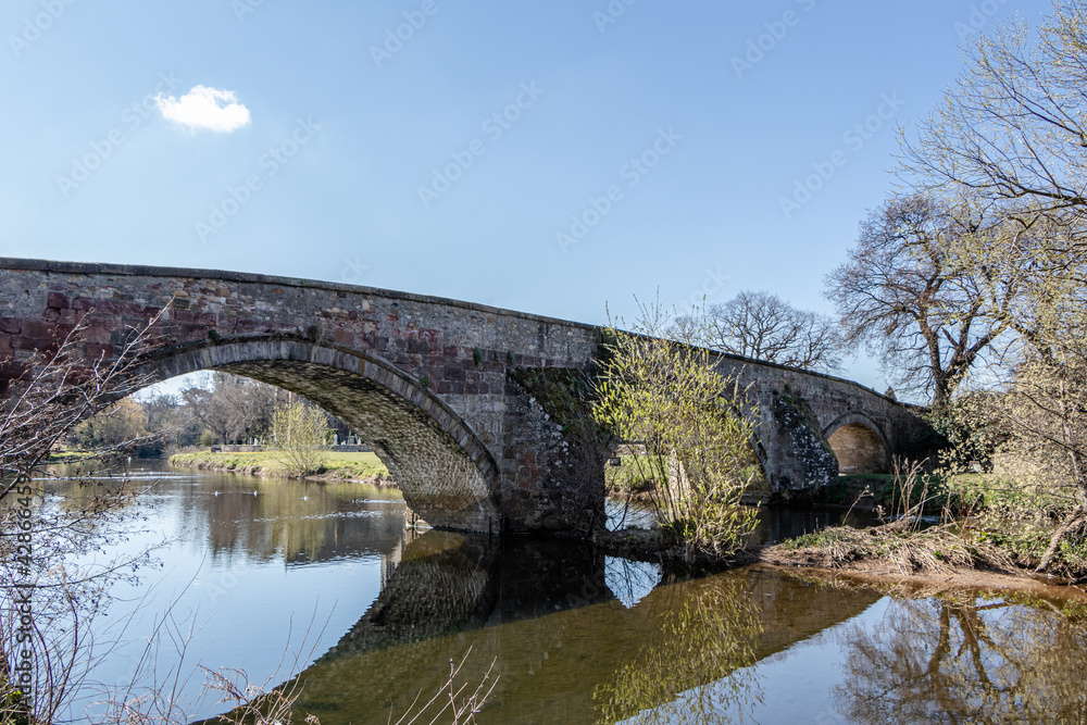 Nungate Bridge, Haddington, Scotland,  Old Nungate Bridge was once the main route into the town of Haddington